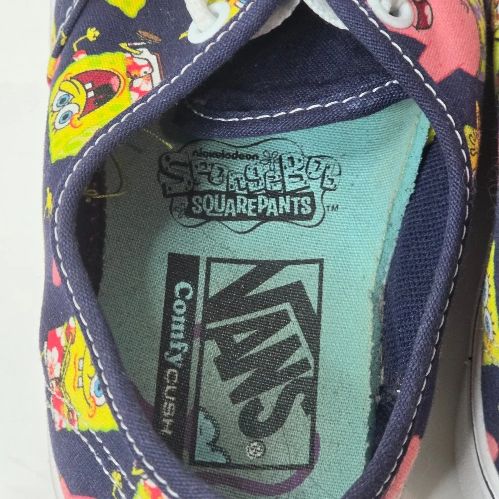 Vans ComfyCush Authentic SpongeBob AlohaBob Shoes Navy Mens 4 Women 5.5 Patrick